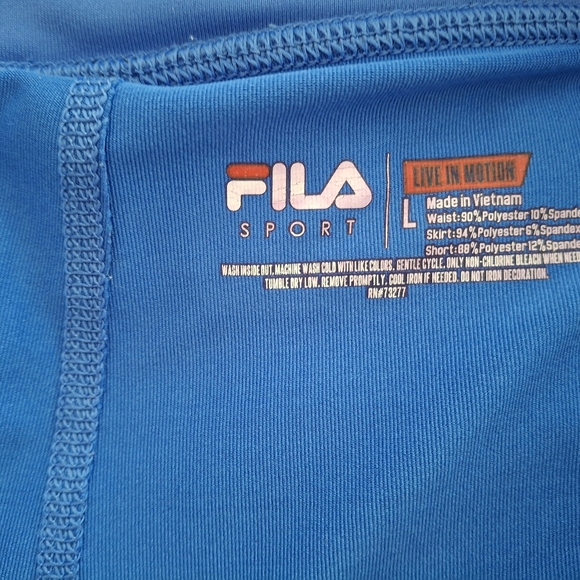 FILA stretch athletic skort size L - Picture 4 of 5